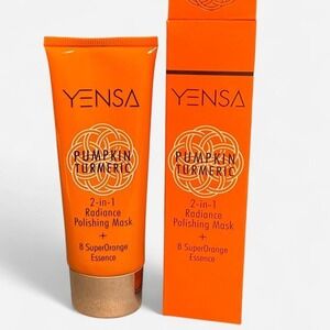 YENSA Pumpkin Turmeric 2-in-1 Radiance Polishing Mask 2.5oz NIB
